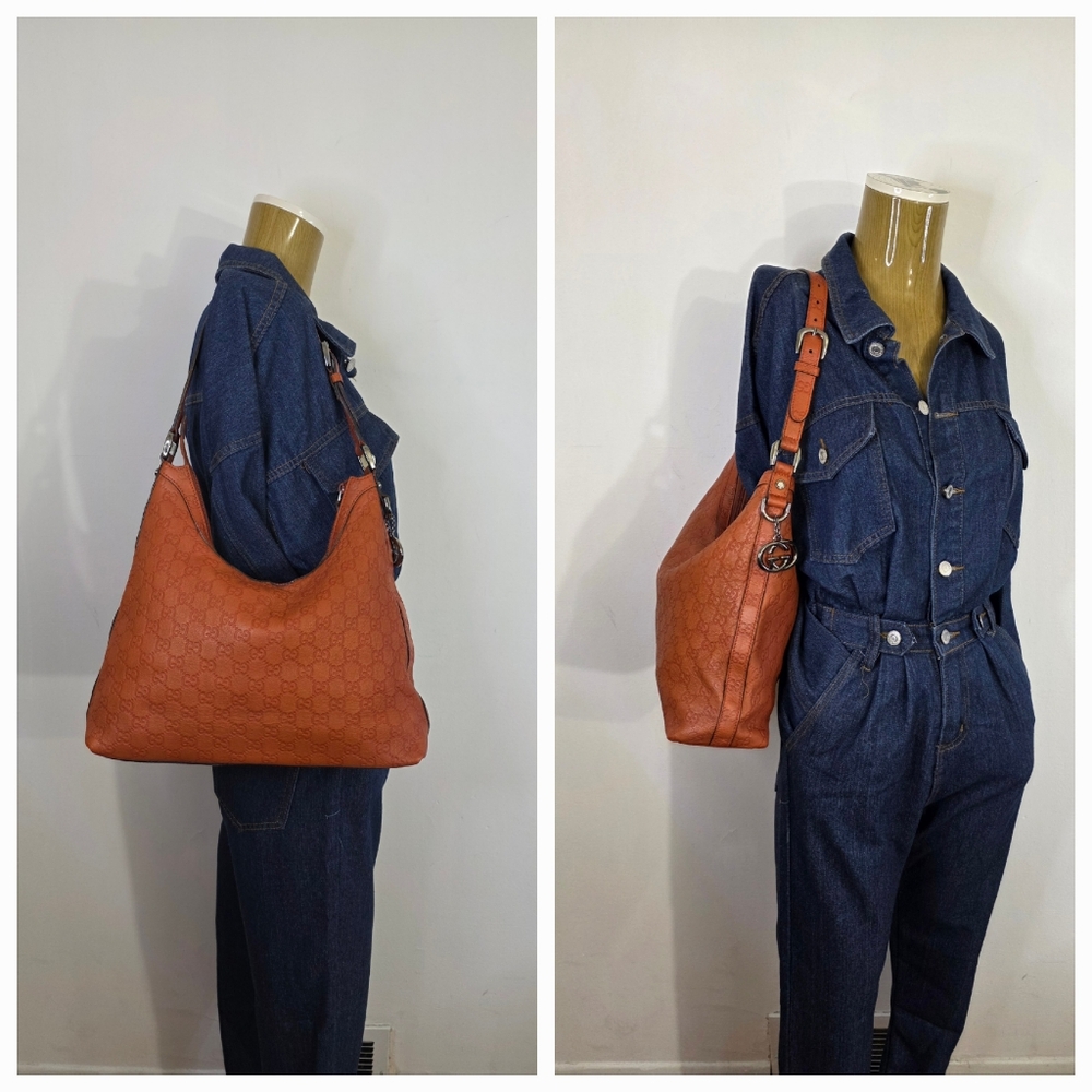 ✨️GUCCI Guccissima Charm Hobo Bag